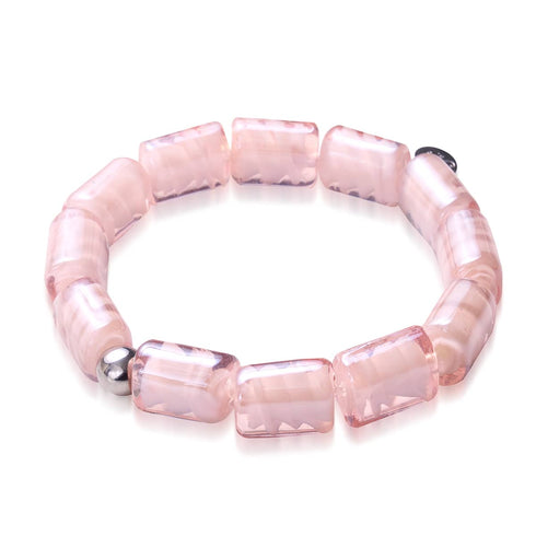 Bracelet en verre Sorceress | Rosé Swirl